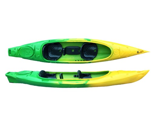 Каяк BE KAYAKER FINDER DARK GREEN/YELLOW 419 см 2 місця
