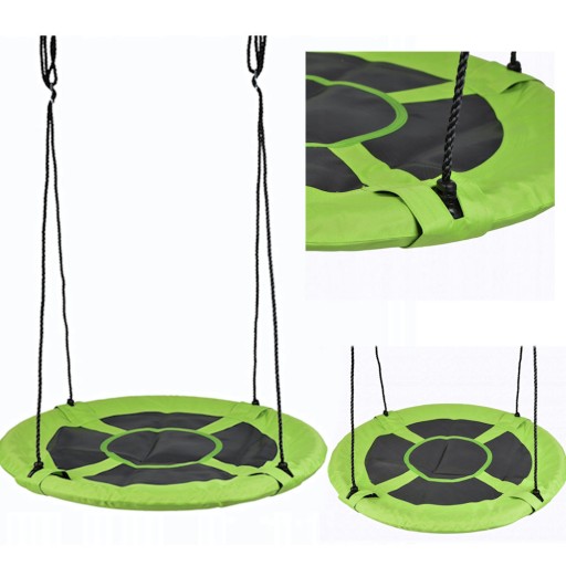 ГОЙДАЛКА САДОВА ГНІЗДО ЛЕЛЕКИ 120СМ КОТУШКА