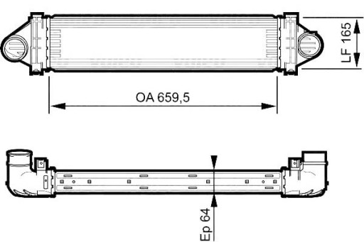 818245 - ИНТЕРКУЛЕР VALEO FORD FOCUS II 2.5 RS (DA_)