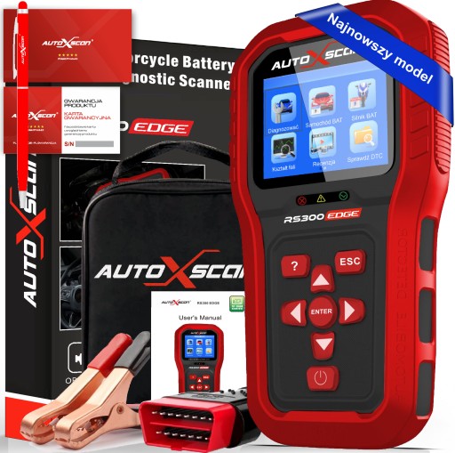 AUTOXSCAN RS300 EDGE 6V/12V ДИАГНОСТИЧЕСКИЙ ТЕСТЕР