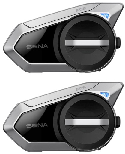 SENA 50S QUANTUM МОТОЦИКЛЕТНЫЙ ДОМОФОН ДЛЯ 2 ШЛЕМОВ