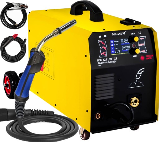 Migomat MAGNUM MIG 224 LCD 15 V2 зварювальний апарат MMA TIG