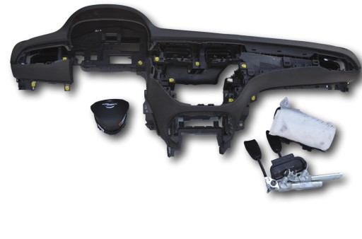 OPEL CORSA E ДОСКА КОНСОЛЬ ПОДУШКА БЕЗОПАСНОСТИ