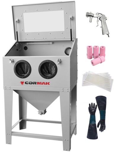 ПІСКОСТРУЙНИЙ АПАРАТ ДЛЯ КАБІНИ МАЙСТЕРНІ 220 Л ВЕРХНИЙ ОТВОР + ФОРСУНКИ