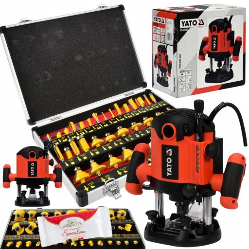 ФРЕЗЕРНИЙ ВЕРСТАТ ДЛЯ ДЕРЕВА YATO 8 12MM 2100W