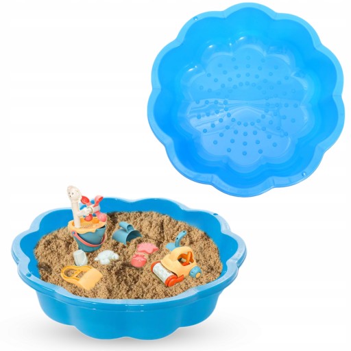 САДОВА ПІСОЧНИЦЯ 2В1 БАСЕЙН ПЛАСТИКОВИЙ РАКУШКА