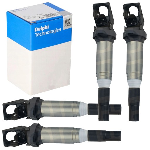 4x катушка зажигания delphi gn10571-12b1 для bmw mini