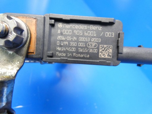 MERCEDES E KLASA W213 C W205 Batteriemanagement Sensor MINUS KABEL Sicherungen
