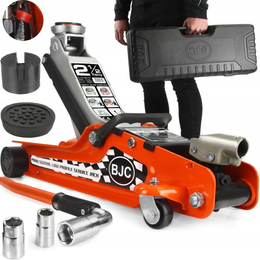 PODNOŚNIK SAMOCHODOWY NISKOPROFILOWY LEWAREK ŻABA WALIZKA BJC 2.5T