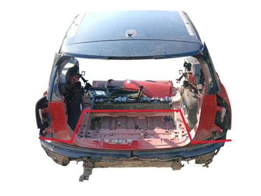 rear panel sump MINI CLUBMAN F54 KOMBI LAK: B83 (15-19)