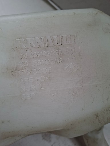 washer fluid tank RENAULT ZOE 289105725R 289102571R