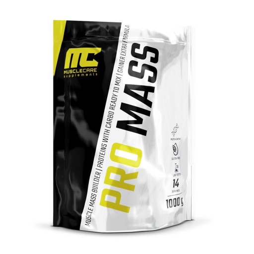 Muscle Care Pro Mass 1000 g slaný karamel