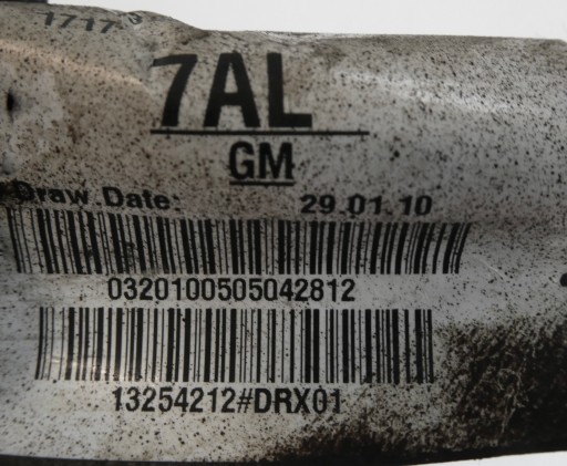 bundle wiring springing rear part OPEL MERIVA B