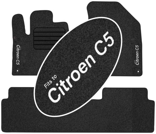 Citroen C5 II 2008-2017 килимки з вишивкою