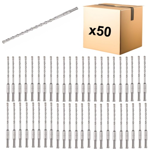 50 СВЕРЛ ПО БЕТОНУ SDS PLUS СВЕРЛО 10 x 260 мм Quatro1