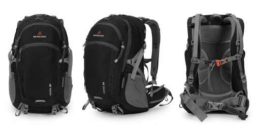Рюкзак туристичний Bergson MOLDE 30L 20-40 л чорний