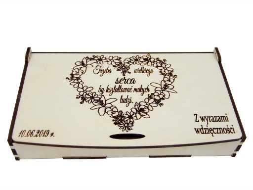 Подарункова шоколадна коробка для вчителя