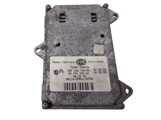 PEUGEOT 407 control unit HELLA 5DF008704-50