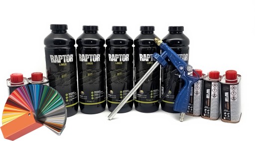 RAPTOR U-POL 5 КОМПЛЕКТОВ ЦВЕТ ЛЮБОЙ ЗАЩИТНЫЙ АГЕНТ + БЕСПЛАТНО ПИСТОЛЕТ