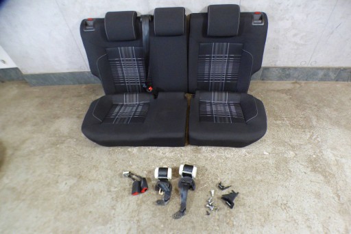 Volkswagen Polo V 6R HB Sitz Gurten zapinki heck KPL. stBDB