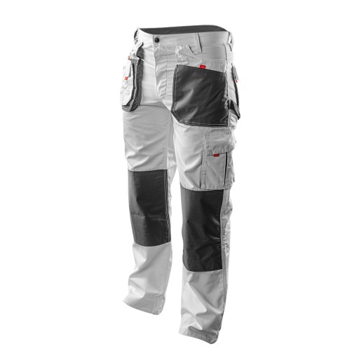 Робочі штани, Білий, XXL/58, NEO 81-120-XXL