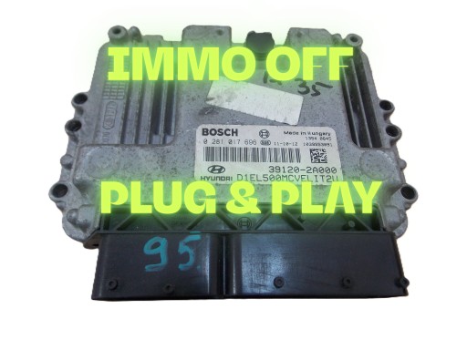 Комп'ютер контролер двигуна hyundai ix35 1.7 crdi 0281017696 39120-2a000