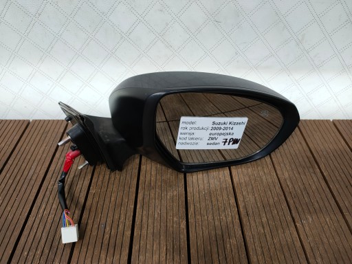 SUZUKI KIZASHI 09-14 mirror right 7-PIN colour ZMV EUROPA OE