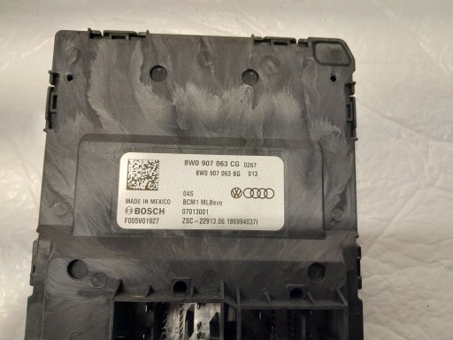 AUDI Q5 80A Module Unité de contrôle KOMFORTU BCM 8W0907063CG