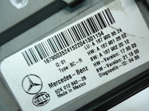 MERCEDES GLS module control unit A1679003524