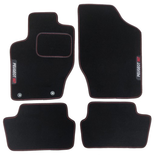 PEUGEOT 307 з 2001-2008 велюр вишивка килимки