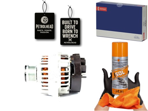 DENDAN1034#ECS-PCP+K - Генератор (14v 120a) opel astra h astra h gtc com #petrolhead pro+ kit4