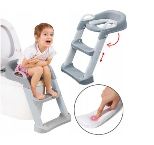 КРЫШКА ДЛЯ УНИТАЗА С ЛЕСТНИЦЕЙ, МЯГКИМ СИДЕНЬЕМ