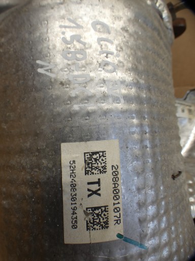 catalyst Dpf Renault Clio V 5 Kangoo III IV 2022r 1 5dci 208a00107r