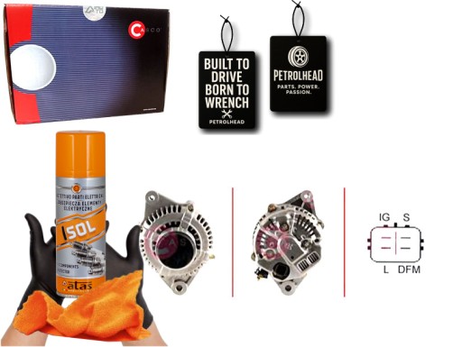 CASCAL40179AS#ECS-PCP+K - Каско генератора 270600l090 270600l010 270600l030 #petrolhead pro+ kit4