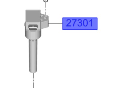 Катушка зажигания kia oe 2730108000