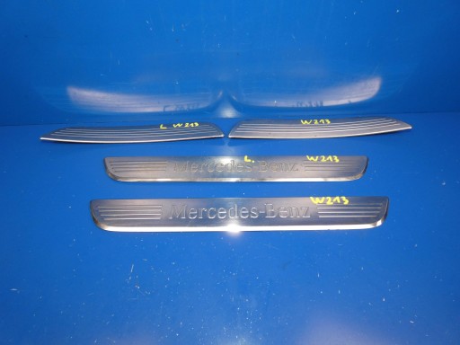MERCEDES E KLASA W213 SEDAN listák PROGOWE fedelek KOMPLET