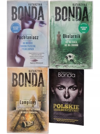 Zdjęcie egzemplarza: Cztery Żywioły Saszy Załuskiej tom 1-3 + Polskie Morderczynie / Bonda