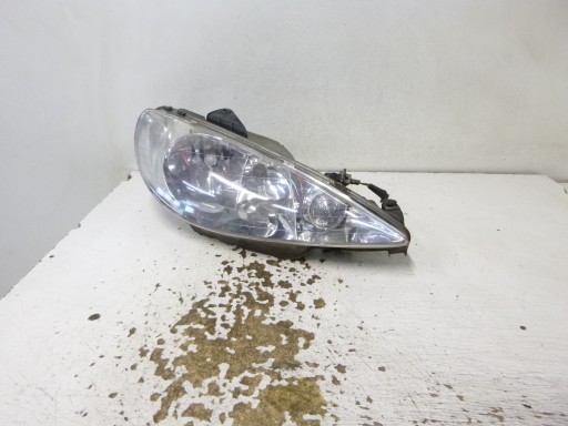 light front right Peugeot 206 H7/H7 9628666780 front P