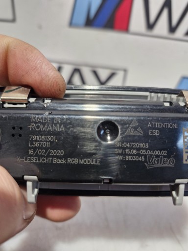7910813 BMW G20 G21 FANALE CIELO INTERNO interna posteriore