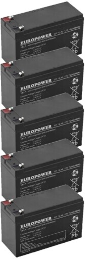 Аккумуляторы tbc5, комплект батарей для ибп apc eaton powerwalker 5x ep 7.2-12