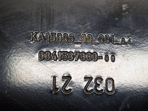 holder holder FALOWNIKA 9841537880 PEUGEOT 208 II ELEKTRYK 2019
