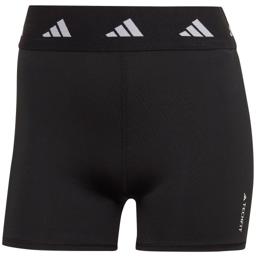 Detské Teplákové Kraťasy adidas Techfit čierne HF6683 XS4&quot;