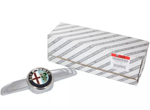 ХРОМИРОВАННАЯ ПОЛОСКА ЭМБЛЕМА БАМПЕРА ПЕРЕДНЯЯ ALFA ROMEO 147 156058943 FCA OE