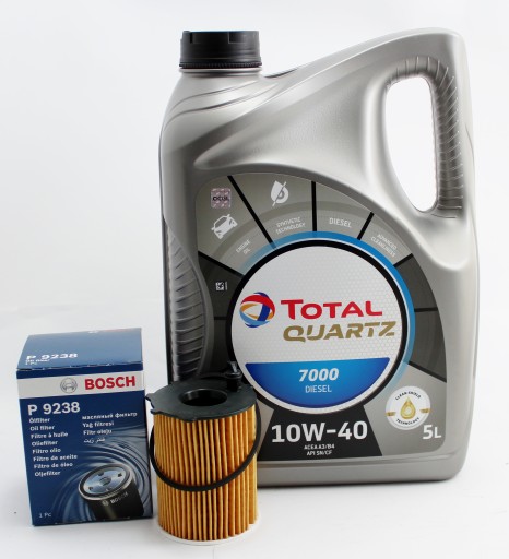 1 457 - TOTAL 10W40 7000 ДИЗЕЛЬ 5L + ФИЛЬТР CITROEN PEUGEOT