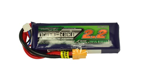 LiPO TURNIGY - nano tech 35/70C 2200mAh 7.4V