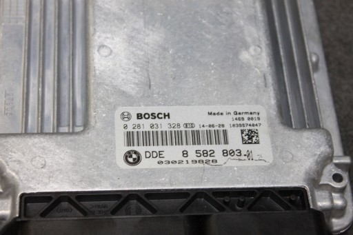 BMW F10 F07 - 258KM 3.0D N57D30A control unit of the engine DDE CAS4 key running board