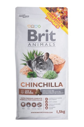 Brit Animals ČINČILA KOMPLET 1,5kg