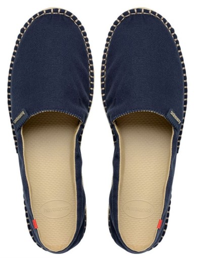 HAVAIANAS ESPADRILKY TMAVOMODRÉ HLADKÉ 37 3M6G10*