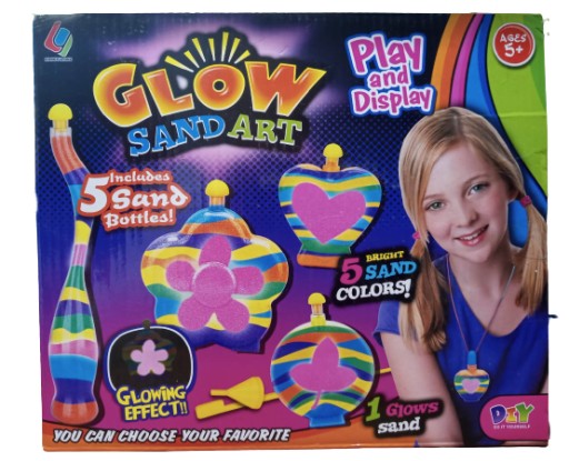 Glow Sand Art - різнокольоровий пісок