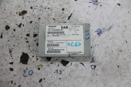 UNITÉ DE CONTRÔLE MODULE TUNER RADIA 31346903AA VOLVO XC60 ET 08-13